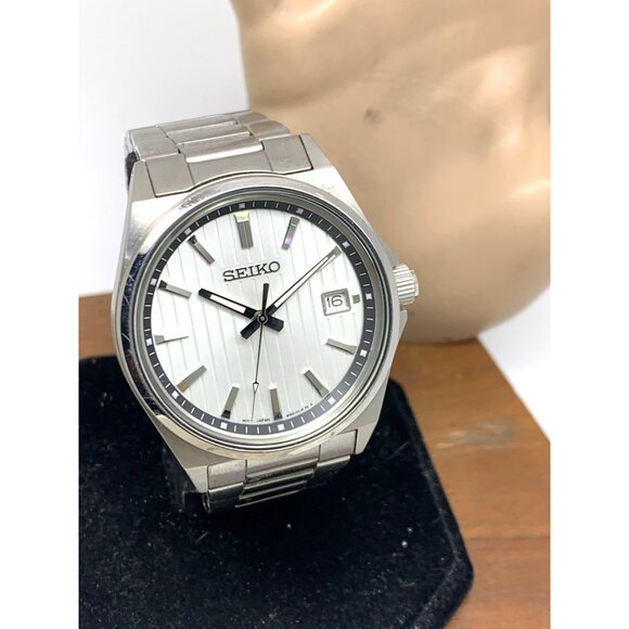 Seiko Men's Watch SBTH001 Quartz Silver Dial Date Stainless Steel 40mm $335 - Picture 13 of 14